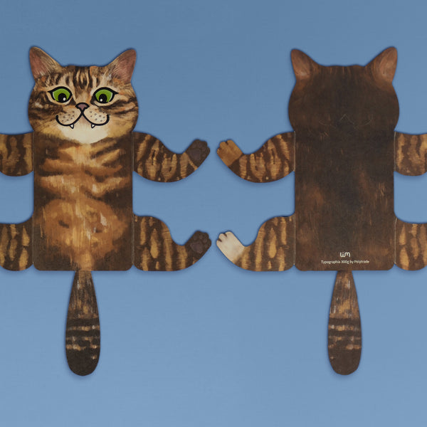 Meowmentos PawMark Card - Assorted Cat (4 packs)