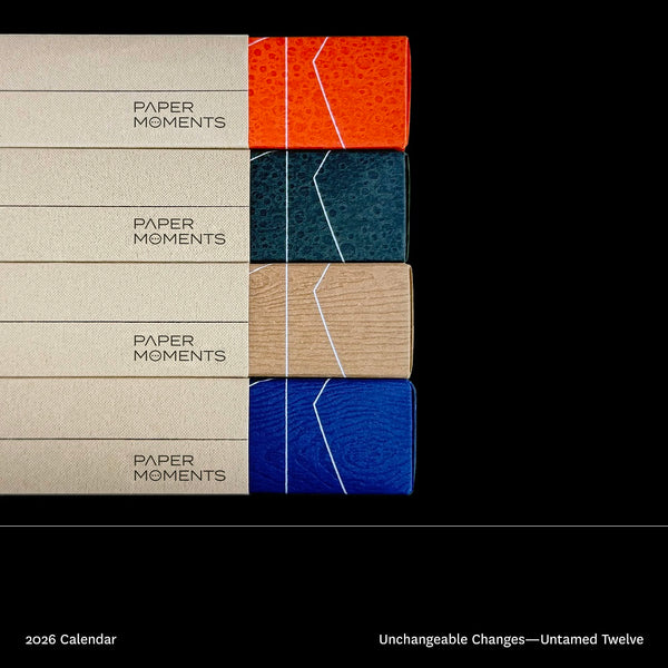 2026 Calendar: Unchangeable Changes - Untamed Twelve (Deep Blue)