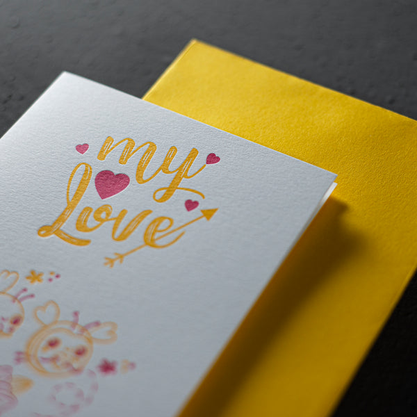 Letterpress Card (Love)