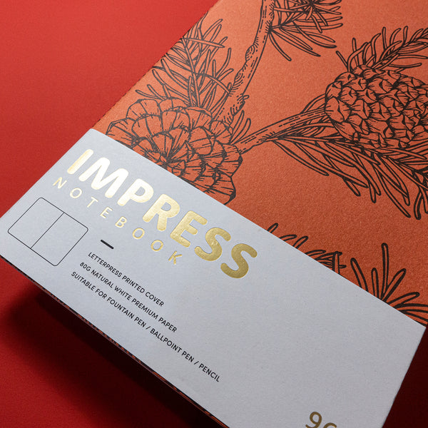 Letterpress Impress A5 Notebook (96pages)