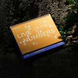2027 Calendar - Live with Numbers (Cosmic Orange)