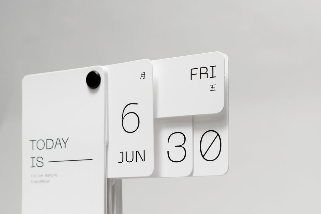 Tomorrow Design Office - 10th Anniversary Calendar - White (LAST CHANCE TO BUY)