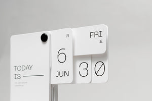 Tomorrow Design Office - 10th Anniversary Calendar - White (LAST CHANCE TO BUY)