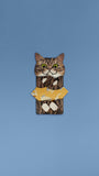 Meowmentos PawMark Card - Mackerel Tabby Cat (Yellow Card) #1