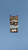 Meowmentos PawMark Card - Mackerel Tabby Cat (Blue Card) #2