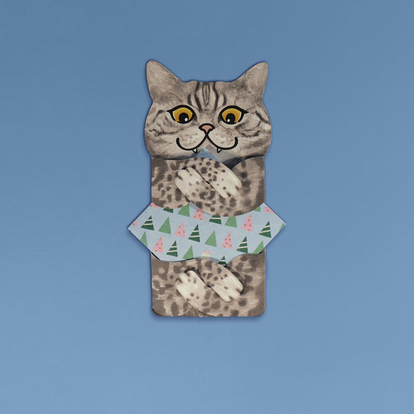 Meowmentos PawMark Card - Spotted Tabby Cat (Blue Card) #6