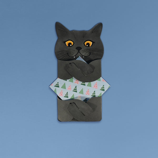 Meowmentos PawMark Card - Black Cat (Blue Card) #18