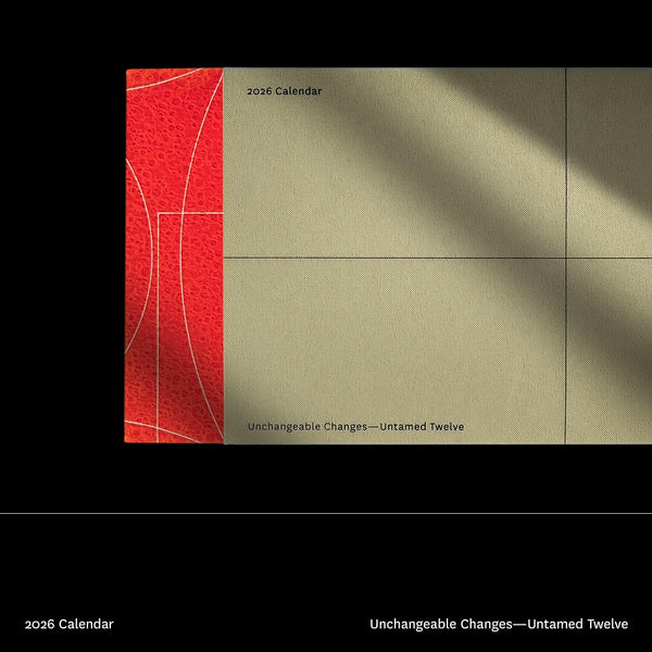 2026 Calendar: Unchangeable Changes - Untamed Twelve (Orange)