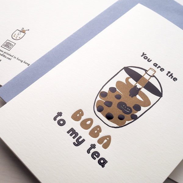 Ditto Ditto - Love Card - You Are The Boba To My Tea