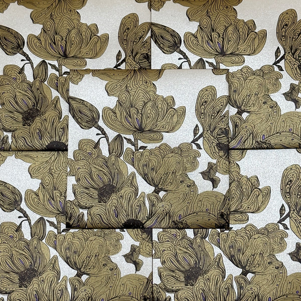 The Flowery Illustration – Red Packet - White (8pcs) - LAST CHANCE TO BUY