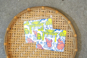 Journal de Chic - Letterpress Card (Lei Yue Mun 鯉魚門 - 5pcs)