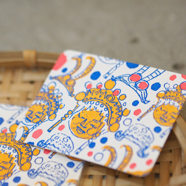 Journal de Chic - Letterpress Card (Chinese Opera 戲曲 - 5pcs)