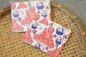 Journal de Chic - Letterpress Card (The Big Buddha 天壇大佛 - 5pcs)