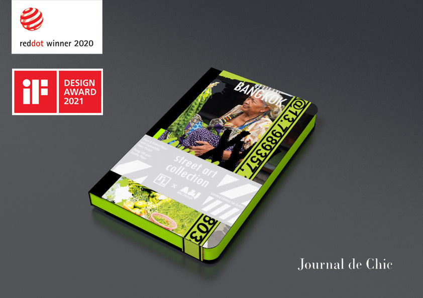 Journal de Chic (Notebook) 旅行手帳 Bangkok Series 2 – Green Market (Green)