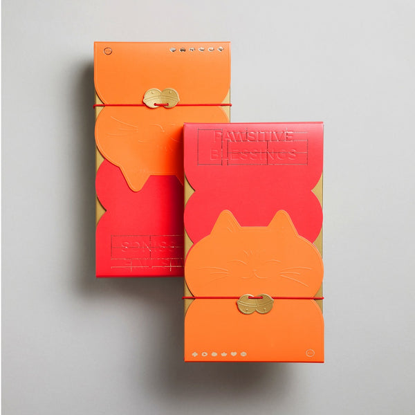 Pawsitive Blessings - Red Packet Box Set (24pcs) - Orange