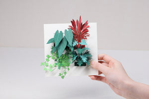 FingerART Desktop Plant Sticker Set - Plant in Frame (Set C)