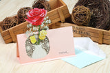 POSTalk Pop-Up Greeting Card - Rose