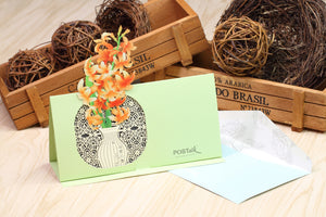 POSTalk Pop-Up Greeting Card - Hyacinth