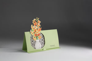 POSTalk Pop-Up Greeting Card - Hyacinth