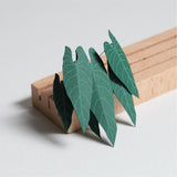 FingerART Desktop Plant Sticker - Philodendron Melanochrysum