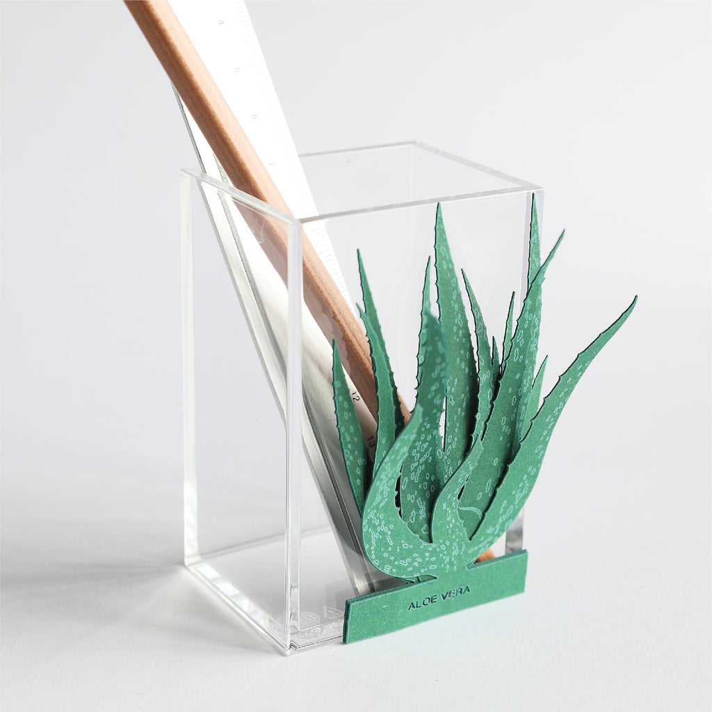FingerART Desktop Plant Sticker - Aloe Vera