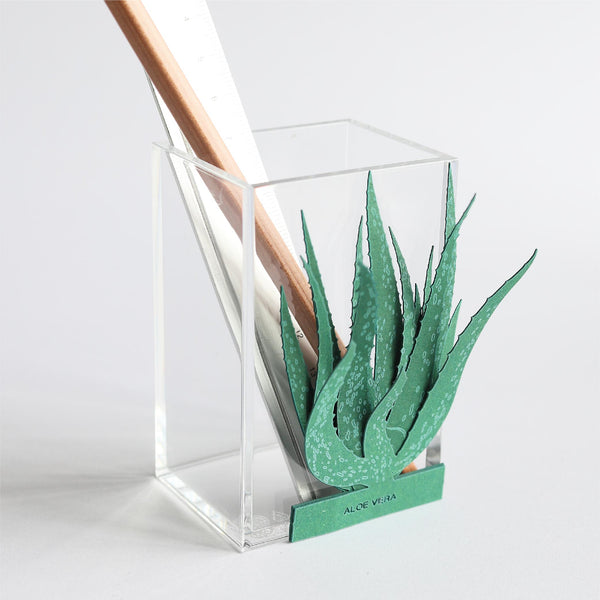FingerART Desktop Plant Sticker - Aloe Vera