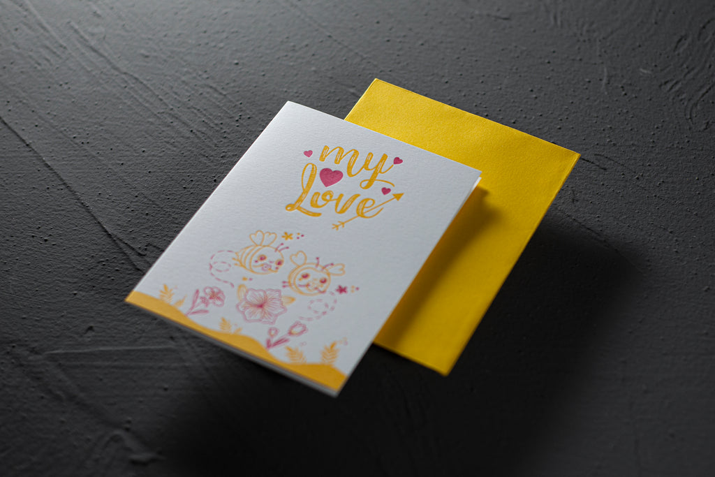 Letterpress Card (Love)