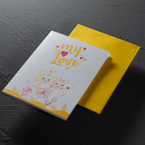 Letterpress Card (Love)