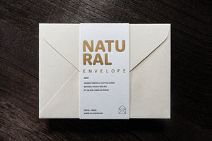 Letterpress A6 Envelope (10pcs - Natural White)