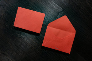 Letterpress A6 Envelope (10pcs - Orange)