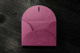 Letterpress Heart-shaped A6 Envelope (10pcs - Rose Red)