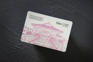 Letterpress Postcard (Blake Pier)