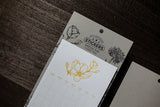 Letterpress Plant Series Diary Sticker (12 sheets - Yellow)