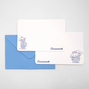 Sanrio x ditto ditto - Letterpress Mini Card set of 2 (Cinnamoroll 玉桂狗)