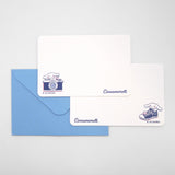 Sanrio x ditto ditto - Letterpress Mini Card set of 2 (Cinnamoroll 玉桂狗)