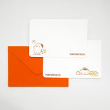 Sanrio x ditto ditto - Letterpress Mini Card set of 2 (Pompompurin 布甸狗)