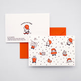 Sanrio x ditto ditto - Letterpress Mini Pattern Card (Minna No Tabo 大口仔)
