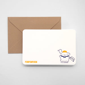 Sanrio x ditto ditto - Letterpress Mini Card set of 2 (Pompompurin 布甸狗)